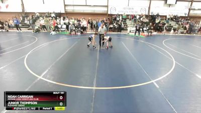 64 lbs Cons. Round 3 - Junior Thompson, Pleasant Grove vs Noah Carrigan, Payson Lions Wrestling Club