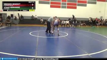 138 lbs Champ. Round 2 - Brennen Benedict, Pahrump Valley vs Ethan Hernandez, Durango