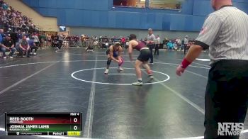 2 - 144 lbs Quarterfinal - Joshua James Lamb, Madison County vs Reed Booth, Poquoson