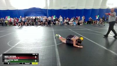 88 lbs Round 1 (8 Team) - Nick Yetzer, Noke Wrestling RTC vs Branton Tapp, FORGE