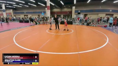 87 lbs Round 2 - Lucian Ukperaj, All American Wrestling Club vs Sebastian Clark, 3F Wrestling