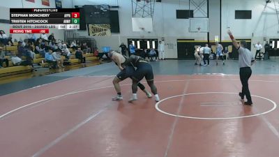 285Red lbs Rr Rnd 1 - Stephan Monchery, Appalachian State vs Tristen Hitchcock, Army West Point