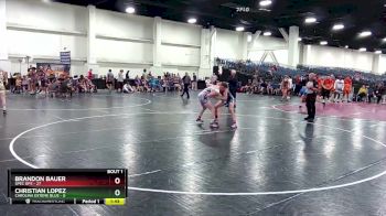 138 lbs Round 1 (8 Team) - Brandon Bauer, Spec Ops vs Christian Lopez, Carolina Exteme Blue