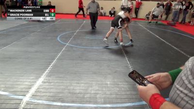 110_G lbs Consi Of 8 #1 - Mackenzie Lane, Commodore Perry vs Gracie Poorman, Bellefonte