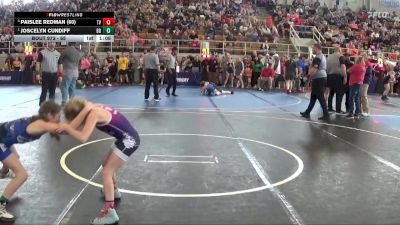 65 lbs Round 2 - Joscelyn Cundiff, Springboro vs Paislee Redman (60), Teays Valley