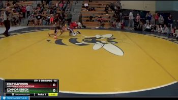65 lbs 1st Place Match - Colt Davidson, Harrisburg Youth Wrestling vs Connor Krech, Anoka Youth Wrestling