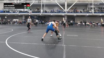 165 lbs Round Of 32 - Jack Valentin, Long Island vs Logan Fowler, Air Force Academy