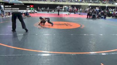 56 lbs 7th Place - Jude Lai, Absecon vs Zachary DuWors, Montclair