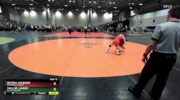 145 lbs Quarterfinal - Alyssa Jackson, McDonald County vs Taylor Lavery, Platte County