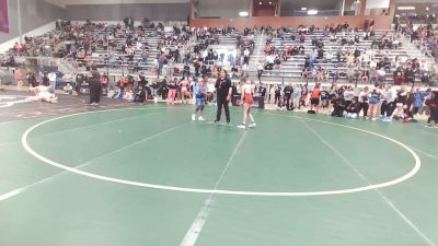 43 kg Cons. Rd Of 16 - Kalaya Baxter, The Factory Wrestling Club vs Alexandra Thomas, Youth Impact Center Wrestling Club