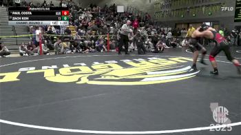 153 lbs Champ. Round 2 - Paul Costa, Desmond Longhorns vs Zach Koh, Toby Johnson