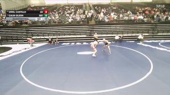 6A 132 lbs Quarterfinal - Calin Olson, Riverton vs Uriel Castillo, Cedar Valley