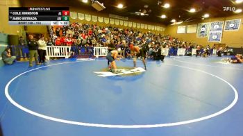 150 lbs Champ. Round 2 - Cole Johnston, Arroyo Grande vs Jairo Estrada, Arvin