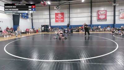 100 lbs Dawson Rau, Georgia vs Mac Heysinger, Iowa