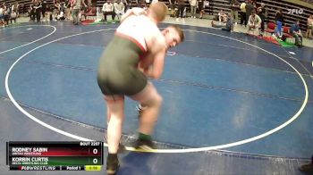 200 lbs Semifinal - Rodney Sabin, Uintah Wrestling vs Korbin Curtis, Delta Wrestling Club