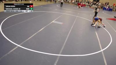 16U - 132 lbs Quarters - Michael Cohen Jr, Wayzata Wrestling vs Brian Berg, Frontier Wrestling Club