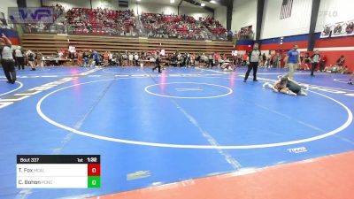 100 lbs Rr Rnd 3 - Taylor Fox, Mcalester High School vs Camila Bohon, Ponca City Girls