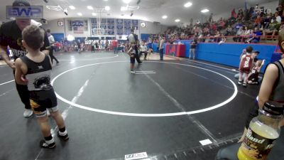 46 lbs Rr Rnd 7 - Greyson Sumrall, Harrah Little League Wrestling vs Ty Rodriguez, Noble Takedown Club