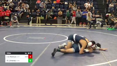 133 lbs Quarterfinal - Anthony Pererya, Cerritos vs Raul Jimenez, Cerritos