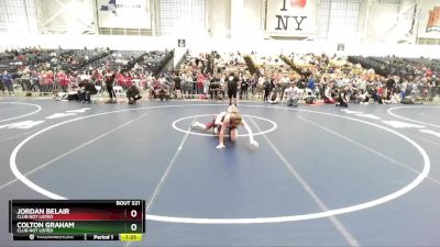 128 lbs Quarterfinal - Colton Graham, Club Not Listed vs Jordan Belair, Club Not Listed