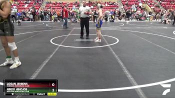 140 lbs Champ. Round 1 - Logan Jenkins, Parsons Wrestling Club vs Nikko Hinojos, Newton Wrestling Club