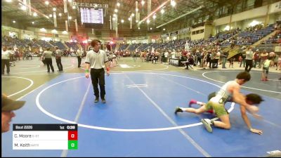 102 lbs Consi Of 8 #1 - Chris Moore, G-Style WC vs Michael Keith, Natrona Colts