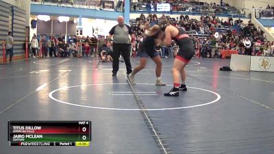 157 lbs Cons. Round 4 - Titus Dillow, American Falls vs Jairo McLean, Century