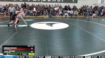 120 lbs Semifinal - Adrian Waugh, New Hope HS vs Cole Snyder, Scottsboro