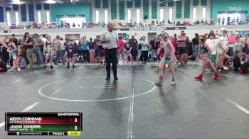 80 lbs Quarterfinals (8 Team) - Aidyn Cornman, U2 Upstate Uprising vs Jaxon Sanders, Misfits United