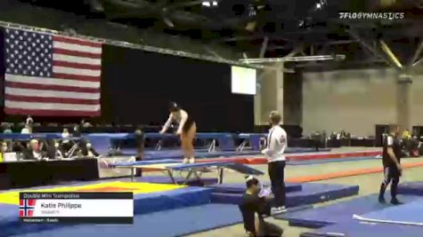 Katie Philippe - Double Mini Trampoline, Wasatch - 2021 USA Gymnastics Championships