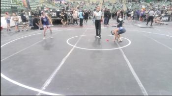 82 lbs Consi Of 8 #1 - Caleb Barrera, Central Coast Most Wanted vs Jose Oliva, Carson Bulldogs