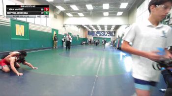 113 lbs Champ. Round 2 - Kian Vahdat, Great Oak vs Matteo Arechiga, Bonita Vista