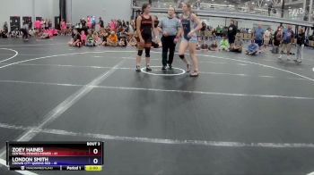 152 lbs Placement (4 Team) - Veronica White, Central Pennies Power vs Jansen Derzanovich, Crown City Queens Red