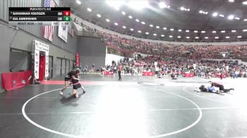 132 lbs Cons. Round 4 - Savannah Ksioszk, Askren Wrestling Academy vs Zia Amershek, Lakeland Wrestling Club