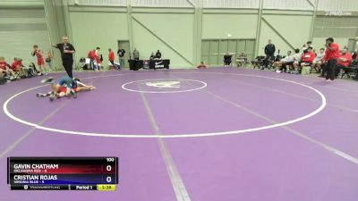 100 lbs Placement Matches (8 Team) - Gavin Chatham, Oklahoma Red vs Cristian Rojas, Virginia Blue