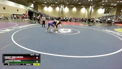 215A Cons. Round 3 - Cam`Ron Morris, Belton vs Kinsey Brechiesen, Canyon Randall