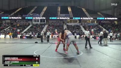 285 lbs Cons. Round 3 - Jaden Garcia, Fort Scott Wrestling Club vs Juvey Chairez, Garden City