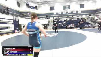 120 lbs Round 1 (4 Team) - Noelani Lutz, Gold Rush vs Elliza Brunner, Utah 2