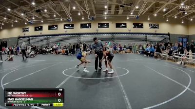 88 lbs Round 1 (4 Team) - Mo Worthy, Mat Assassins Black vs Max Hanselman, Brawler Elite