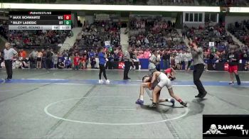 72 lbs Cons. Round 1 - Jaxx Schwartz, WTC vs Riley Ladesic, Effingham