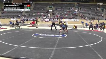 165 lbs Champ. Round 1 - Taylor Moorman, Grant County vs Rhionna Baughman, Central