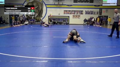 175 lbs Quarterfinal - Josh Ringler, Grinnell vs Austin Ellerhoff, Tipton