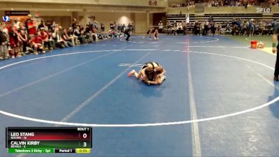 65 lbs Semis (4 Team) - Leo Stang, Rocori vs Calvin Kirby, Bemidji