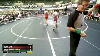 138 lbs Semis & 1st Wrestleback (8 Team) - Adam Link, North Scott vs Preston Kratochvill, Holmen