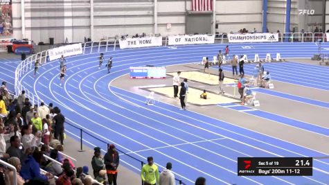 High School Boys' 200m, Finals 4 - Age 11-12