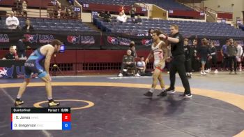 60 lbs Quarterfinal - Sammy Jones, Sunkist Kids Wrestling Club vs Dylan Gregerson, New York Athletic Club