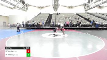 100-H lbs 2nd Place - Oumar Tounkara, St. Benedict's Prep vs Mason Whitney, Mat Assassins