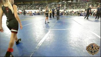 57 lbs Quarterfinal - Makinleigh Mock, Blackwell Wrestling Club vs Eva Galindo, Prodigy Elite Wrestling