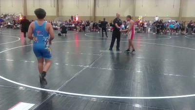 125 lbs Quarterfinal - Javauris Ross, Miami Beach vs Makoa Badillo, Youth Impact Center Wrestling Club