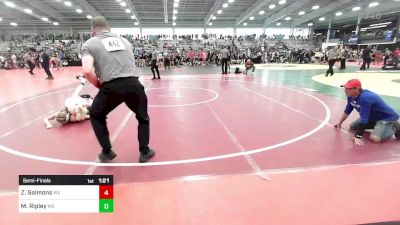 107 lbs Semifinal - Zoey Salmons, WV vs Madolin Ripley, ME